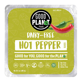 Good Planet Hot Pepper Vegan Cheese Slices